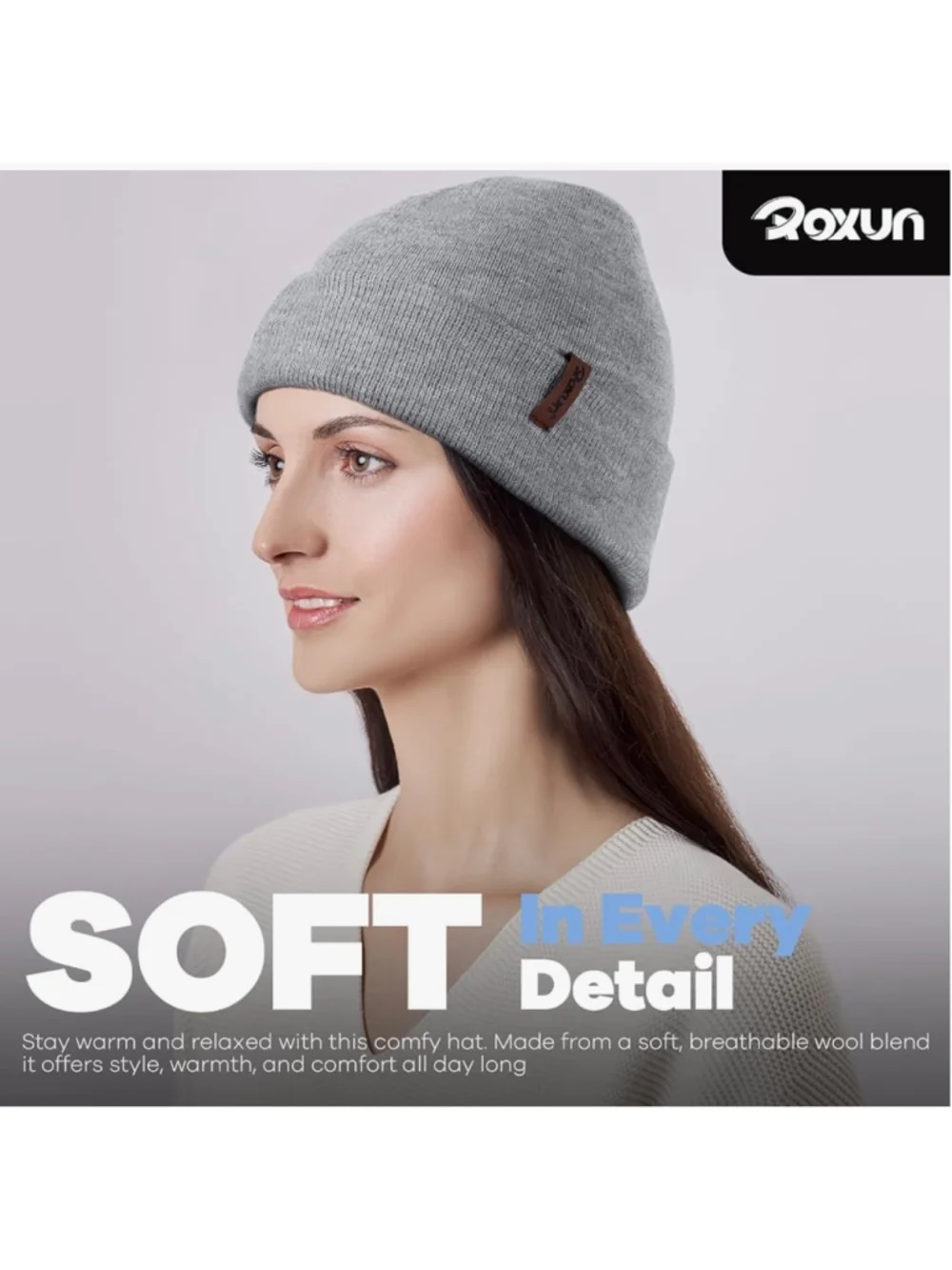 NEW Beanie Winter Hat Knit Cuffed Soft Warm Unisex Skull Stocking Cap One Size